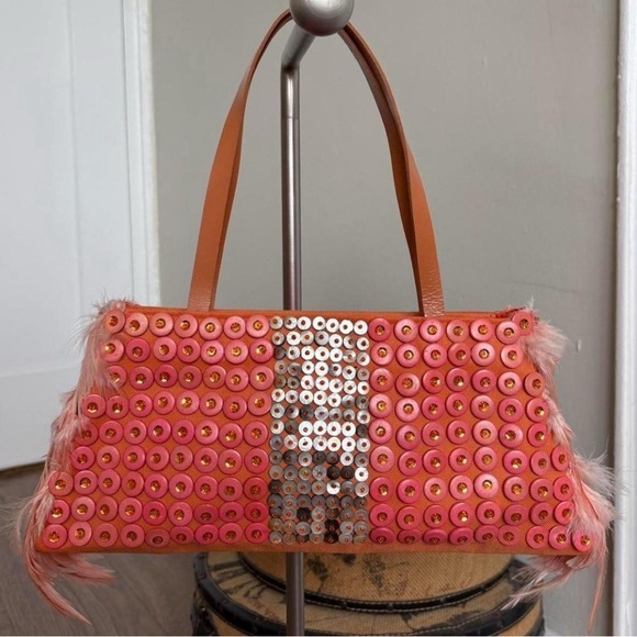 Handbags - Stylish Pink Sequin Women's Bag